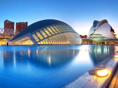 Valencia, Spain - May 4: Annual Opening of the Hemisferic and Palau de Les Arts on May 4, 2009 in Valencia, Spain